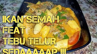 MASAKAN GULAI IKAN SEMAH &amp; TEBU TELUR