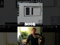 Noob vs Pro - Window in Blender 3D