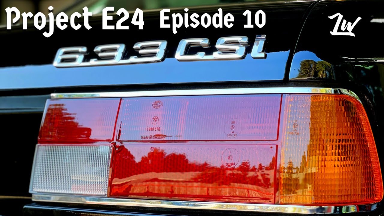 Project E24 - BMW 633csi - Finishing Exterior Touches