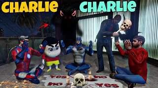 Rope Hero Tipson & Superhero Mutant Plays Charlie Charlie Horror Game Challenge || In Gta 5