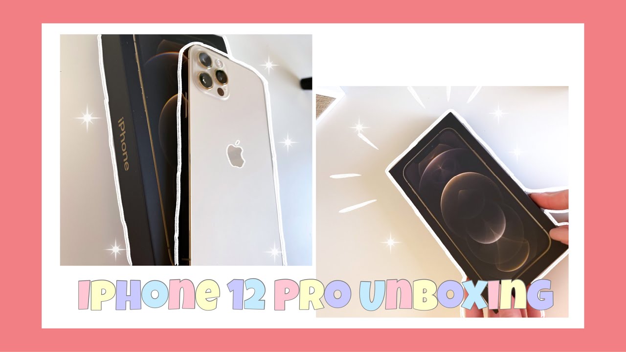 Iphone 12 pro unboxing + Accessories 🍎📱📦 YouTube