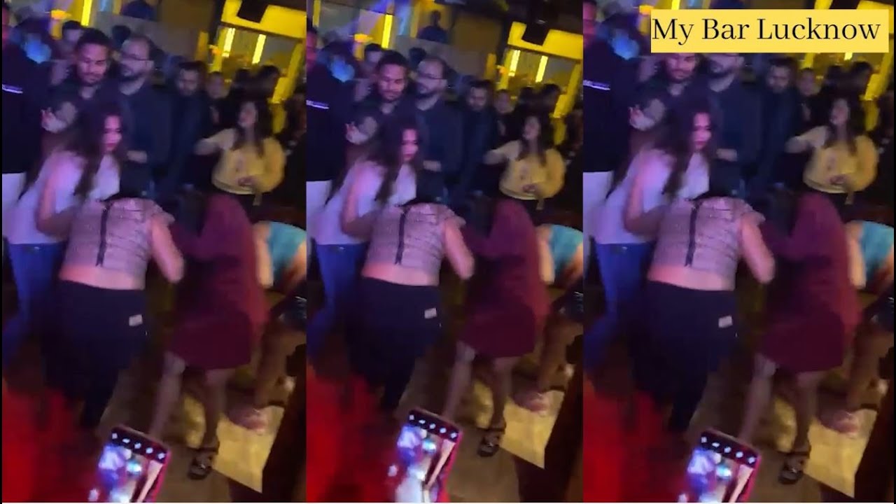 My Bar Headquarters Lucknow में फिर हुआ बवाल, लड़कियों नें नोचे एक दूसरे के बाल ! SOCIAL