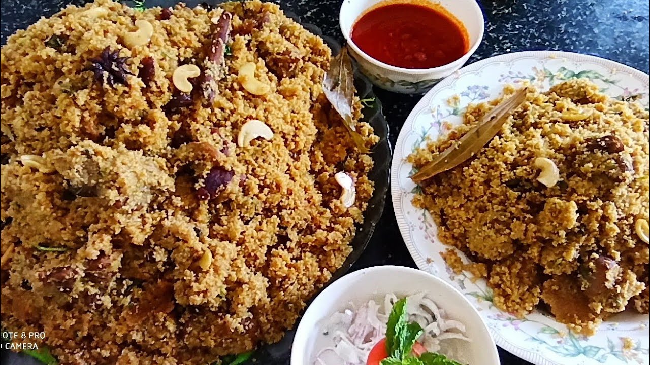 Mutton kothumai sooji upma/ Mutton wheat rava upma/ கோதுமை கறி உப்புமா செய்யும் முறை