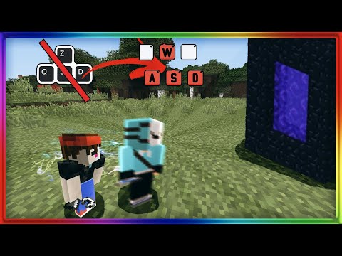 Minecraft mais mes TOUCHES sont AWSD ! - Roue de la chance #1