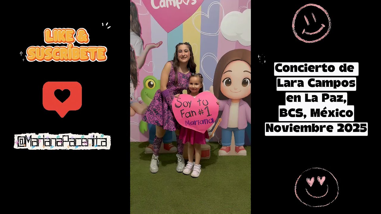 Feliz En El Concierto De Lara Campos Youtube 