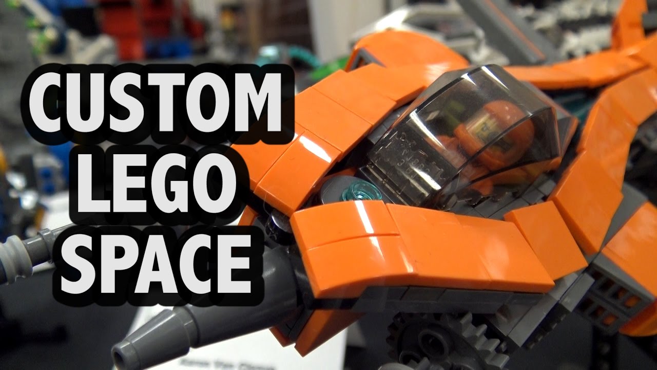Unique Custom LEGO Spaceships | BrickCon 2016 - YouTube