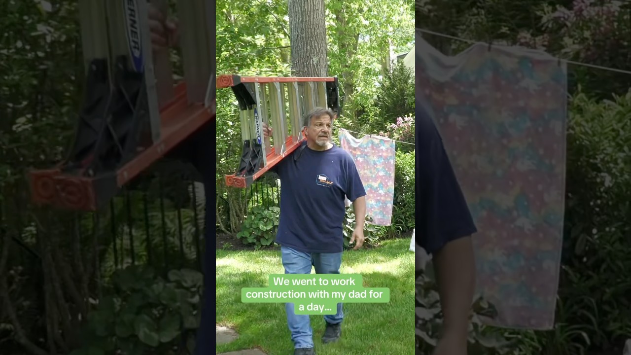 Behind the Scenes of Working Construction With Dad ​⁠@AlDenteConstruction