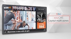 Xibo easyCMS - Mise en page, rÃ©gions et widgets - Durasi: 34.36. 