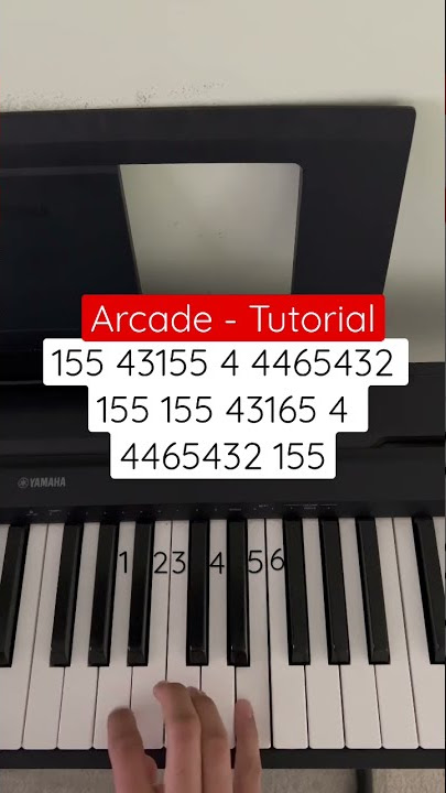 Arcade - Duncan Laurence | Loving you is a losing game | Piano Tutorial