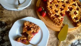 tarte aux fraises التارت  بالمربي الفراولة/الباي لذيذة جدا والعجينة هشة ومقرمشة???