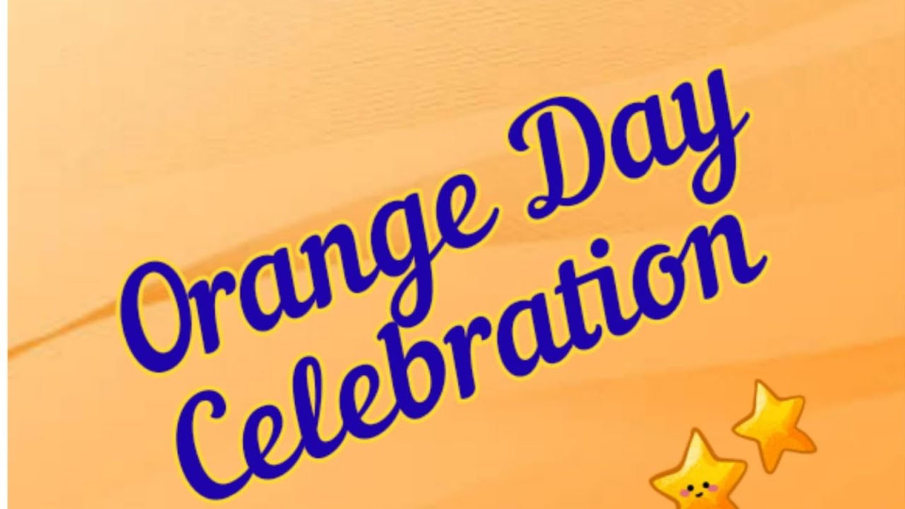 ORANGE COLOUR DAY CELEBRATION IN SWETHA ACADEMY PLAY SCHOOL  🍊🍹🏀🏀🎃