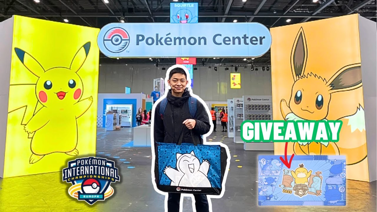 I went to a REAL LIFE Pokémon Center in London ! | EUIC 2025