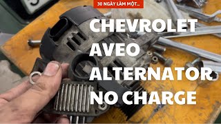 DIY #1 Tháo máy phát điện   Chevrolet Aveo 2018 thay IC