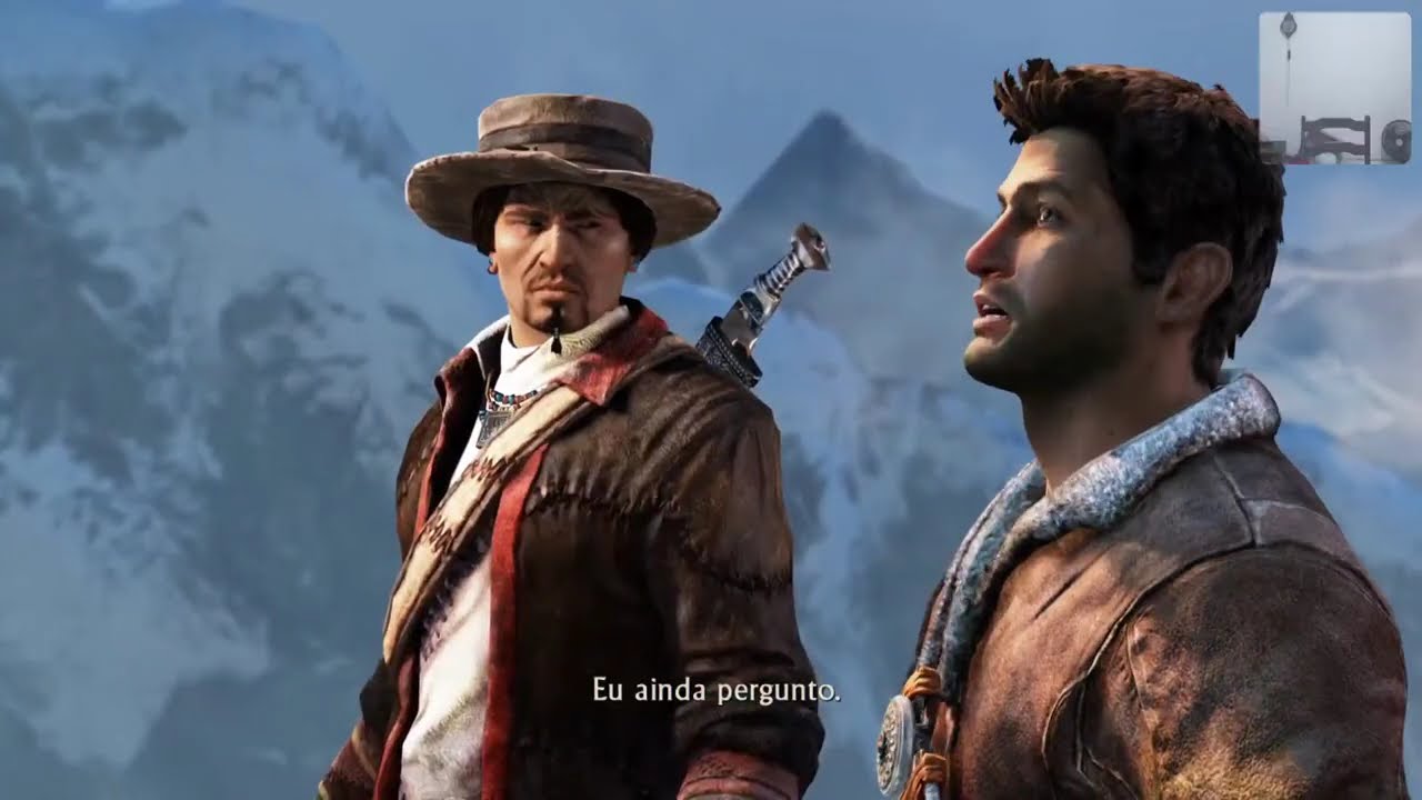 UNCHARTED 2: AMONG THIEVES - PS5 & PS4 - VÍDEO 14- CAP16 - ONDE ESTOU? CAP17 - SUBINDO AS MONTANHAS