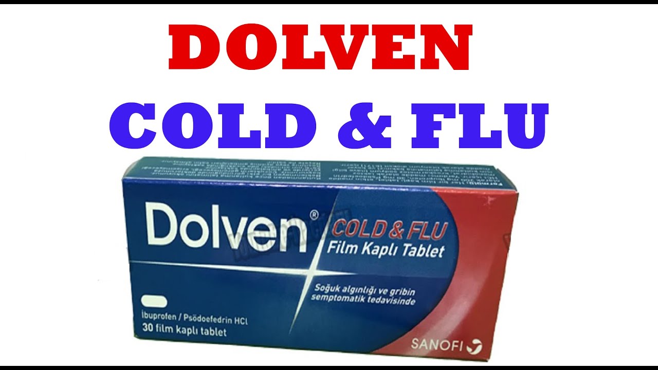 DOLVEN COLD&FLU Nedir, Niçin Kullanılır, Nasıl Kullanılır, Yan Etkileri  Nelerdir? - YouTube