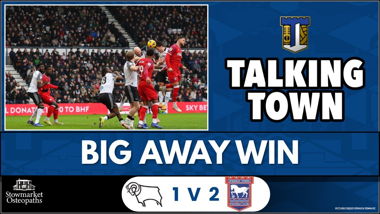 McKenna's Subs impact the game! McAteer's assist is excellent! Derby 1 v 2 Ipswich Town F.C