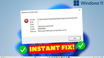 FIX Windows Script Host Error in Windows 11 [2024 Updated]