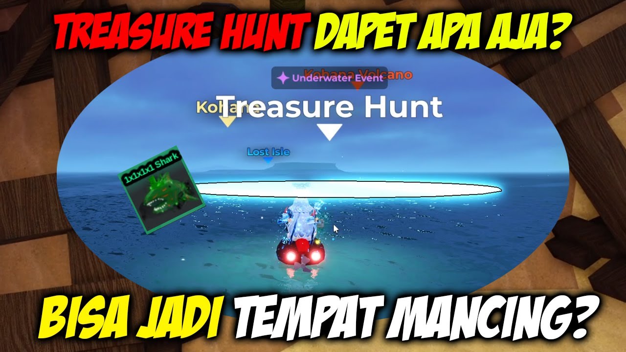 BISA MANCING TREASURE HUNT di FISH IT, DAPET APA di SHIPWRECK ?! - FISH IT ROBLOX