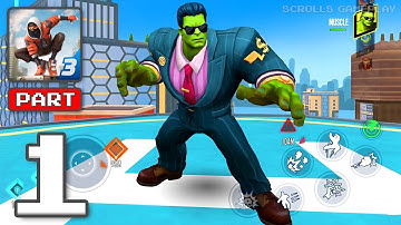 Super Fighter 3 - Gameplay Walkthrough Part 1 - Open World Combat Arena (iOS, Android)