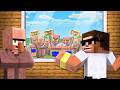 Angry Villagers Attacked our House in Minecraft..