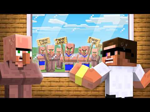 Angry Villagers Attacked our House in Minecraft..