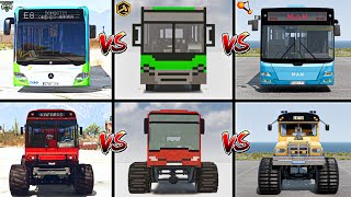 NORMAL BUS VS MONSTER BUS IN GTA 5 VS TEARDOWN VS BEAMNG- WHICH IS BEST?