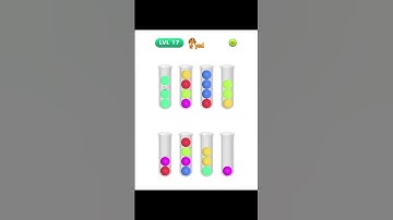 I play and collect marbles by color in the game, level 17 #shorts, #game, #gaming, #puzzle