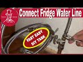 connect water line to refrigerator : Kichenaid counter depth refrigerator