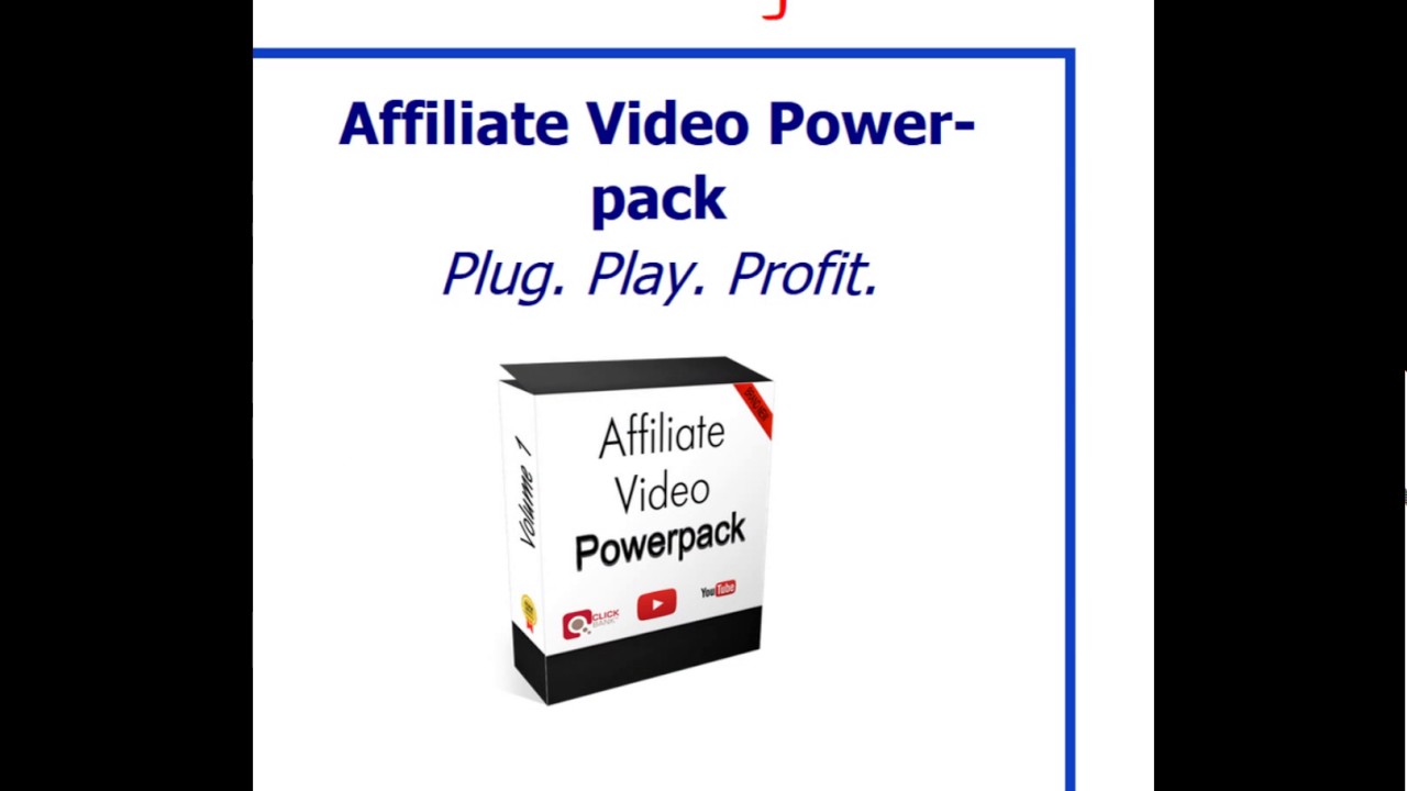 Affiliate Video Power Pack Review YouTube