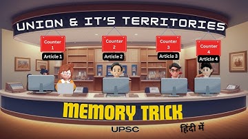 TRICK to MEMORIZE Union and Its Territory | Hindi | Article 1 to 4 of Indian Constitution | UPSC