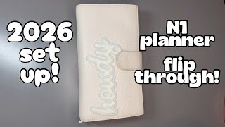 How I set up my N1 planner for 2026! | Sterling Ink Flip Through