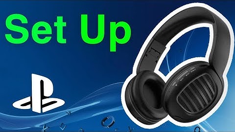 PS4 How to SET UP Your Mic Headset Headphones NEW!