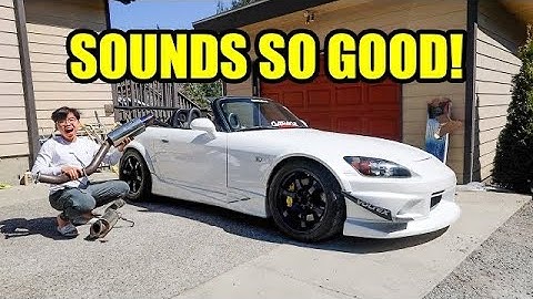 Installing THE BEST EXHAUST on my S2000 | Greddy catback installation