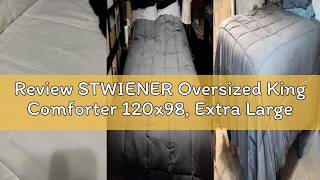 Review STWIENER Oversized King Comforter 120x98, Extra Large Super King, Spring Lightweight Soft Qui screenshot 1