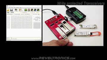 Write password protected SFP & QSFP transceivers with REVELPROG-IS programmer