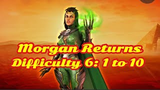 Scourge Event | Difficulty 6: Nodes 1 to 10 for Morgan Le Fay Second Round | MARVEL Strike Force