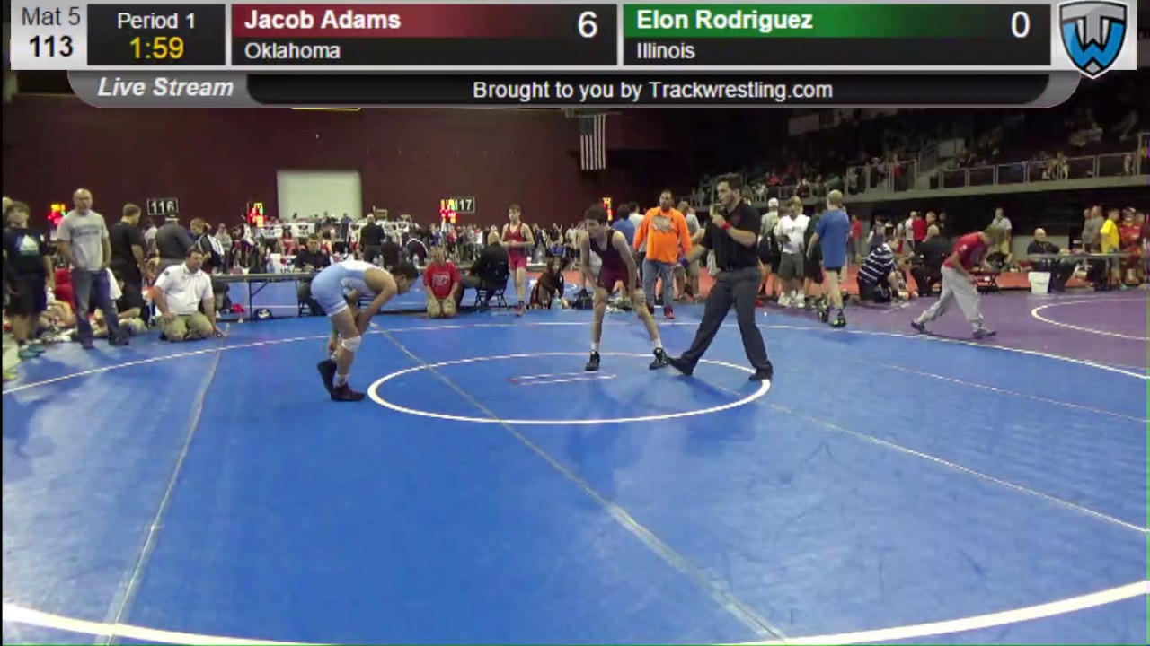 564 Cadet Men 113 Jacob Adams Oklahoma vs Elon Rodriguez Illinois 2074797013