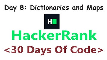 HackerRank 30 Days of Code c++ | Day 8 : Dictionaries and Maps | 2020