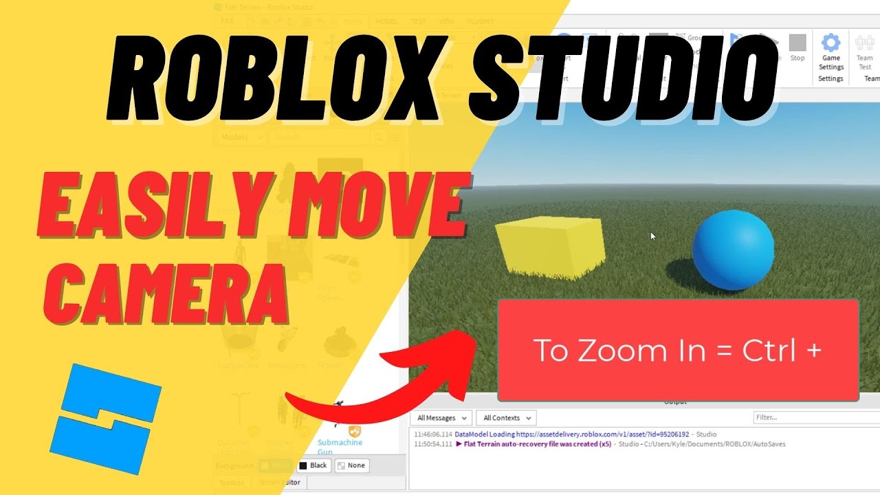 How To Move The Camera In Roblox Studio, Zoom In And Out