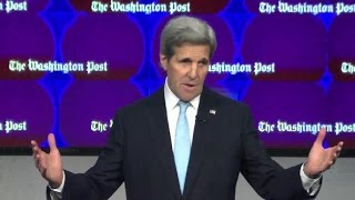 Secretary Kerry Delivers Remarks at The Washington Post