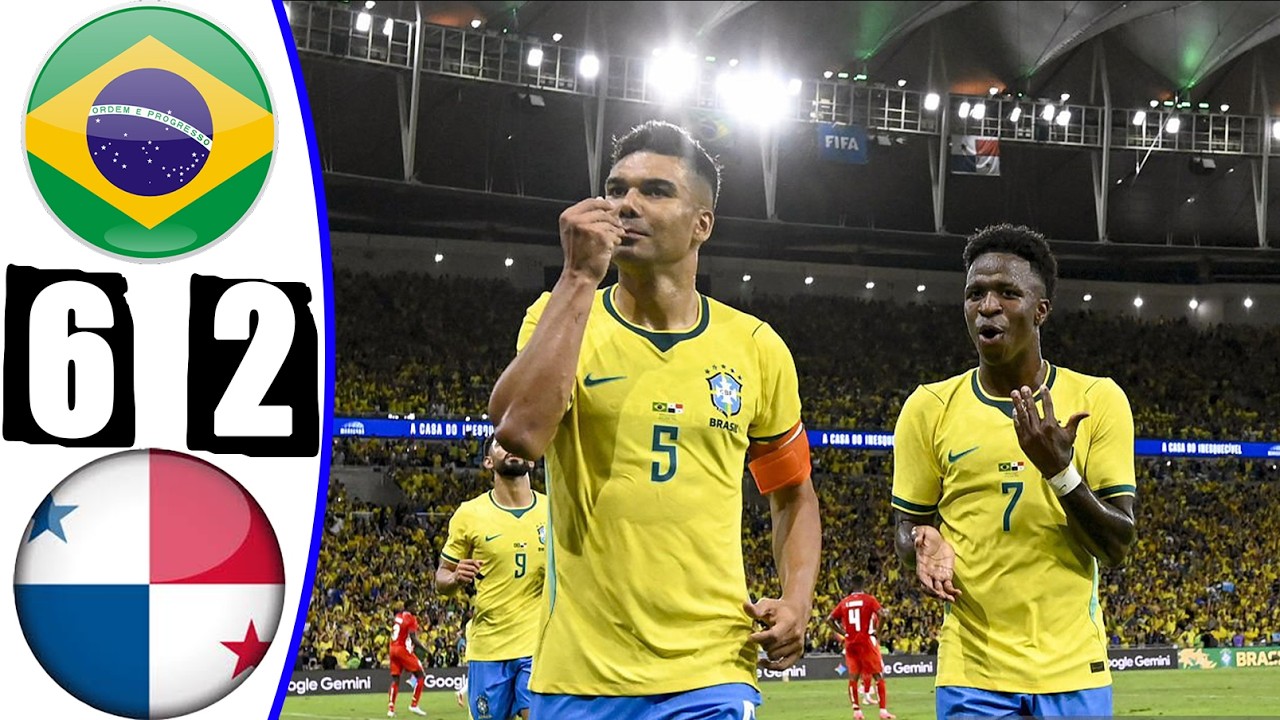 ملخص مباراة البرازيل وبنما 6