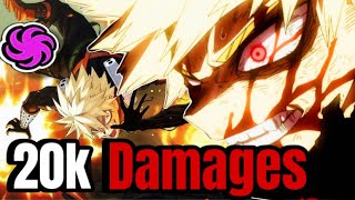 CLUSTER BAKUGO is INSANE for dealing massive DAMAGES in My Hero Ultra Rumble (20K DMGS 19KILLS)