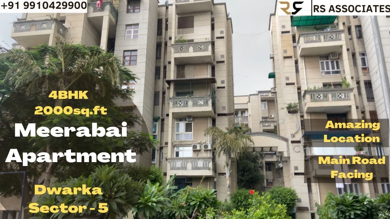 Meerabai Apartment 4 BHK Flats in Dwarka Flats for Sale in Dwarka