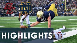 Boston College vs. Notre Dame | EXTENDED HIGHLIGHTS | 11\/19\/2022 | NBC Sports