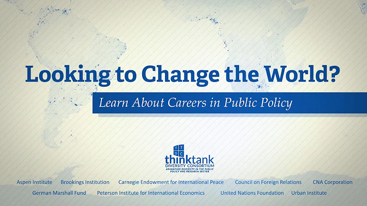 Careers in Public Policy and the Think Tank World - DayDayNews