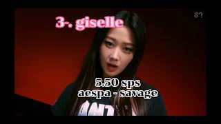 5 rap giselle tercepat