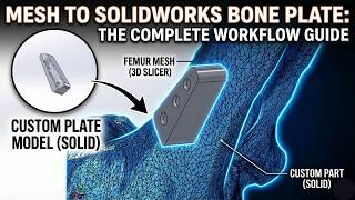 Create Customized Bone Plate From 3d Slicer to Solidworks