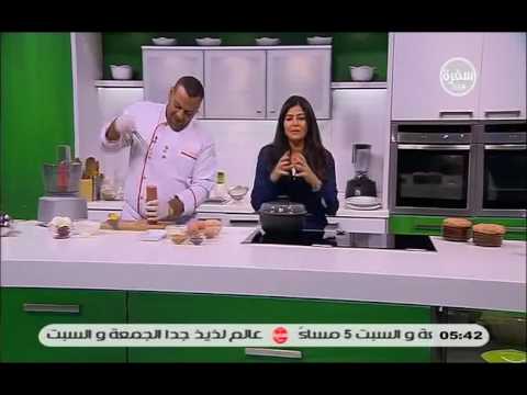 الشيف عبد الفتاح في برنامج نص مشكل سوفلية الفراولة شوربة بنجر بالكريمة دجاج بالسلامى 