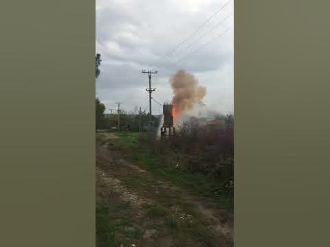 Взрыв трансформатора - YouTube