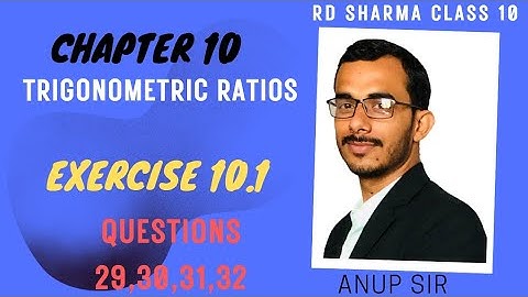 Exercise 10.1 Questions 29,30,31,32 RD Sharma class 10 || Ex 10.1 Q 29,30,31 rd class 10 maths